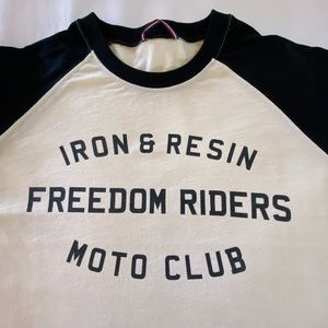 Iron and Resin Longsleeve Motorcycle T-Shirt